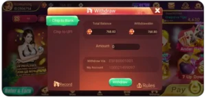 How to Withdraw in Rummy Grand APK